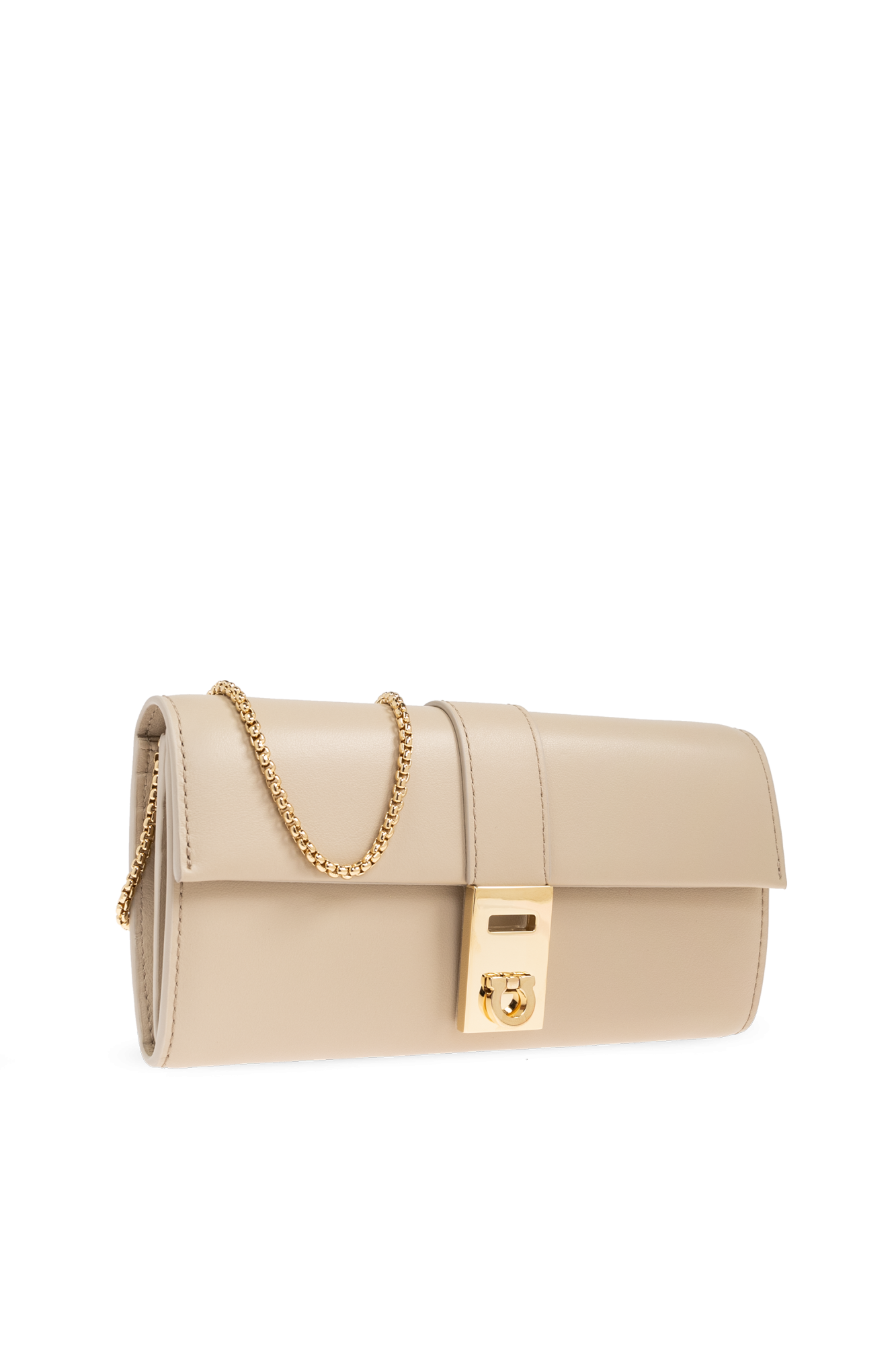 財布・小物その他 FERRAGAMO 'Lux gold' wallet on chain Gold Ferragamo Lux Gold Wallet On Chain - Gold - Women